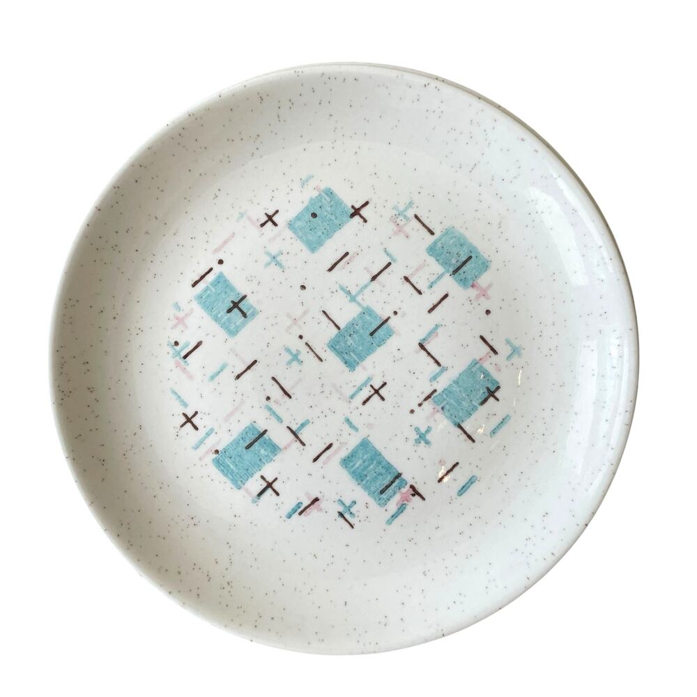 Vintage Vernonware Heavenly Days 7.5in Salad Dessert Plates Set of 5